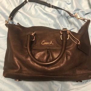 Leather Black Coach Bag